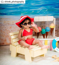 Load image into Gallery viewer, Yellow Beach outfit 3-6m
