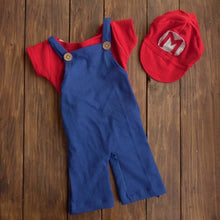 Load image into Gallery viewer, Mario outfit 0-3m

