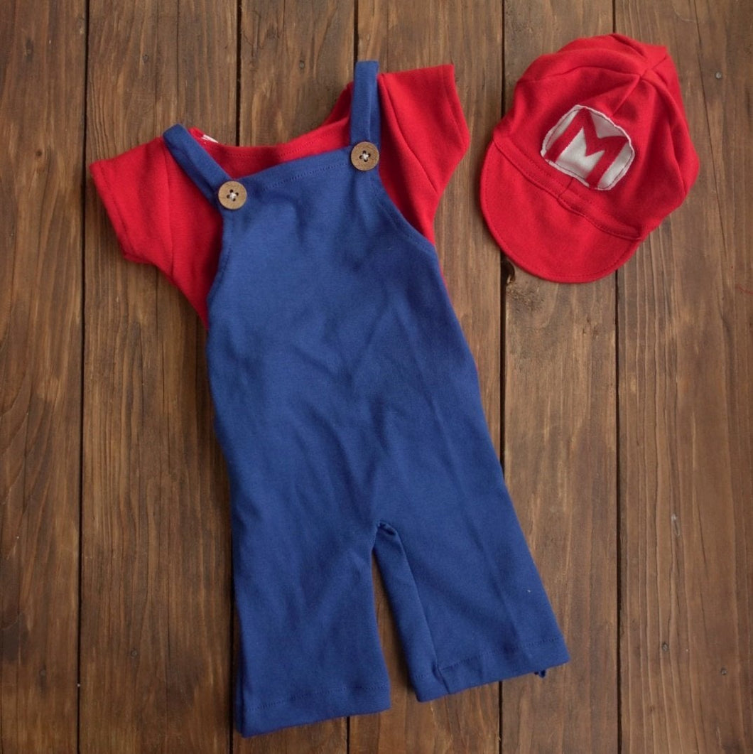 Mario outfit 0-3m