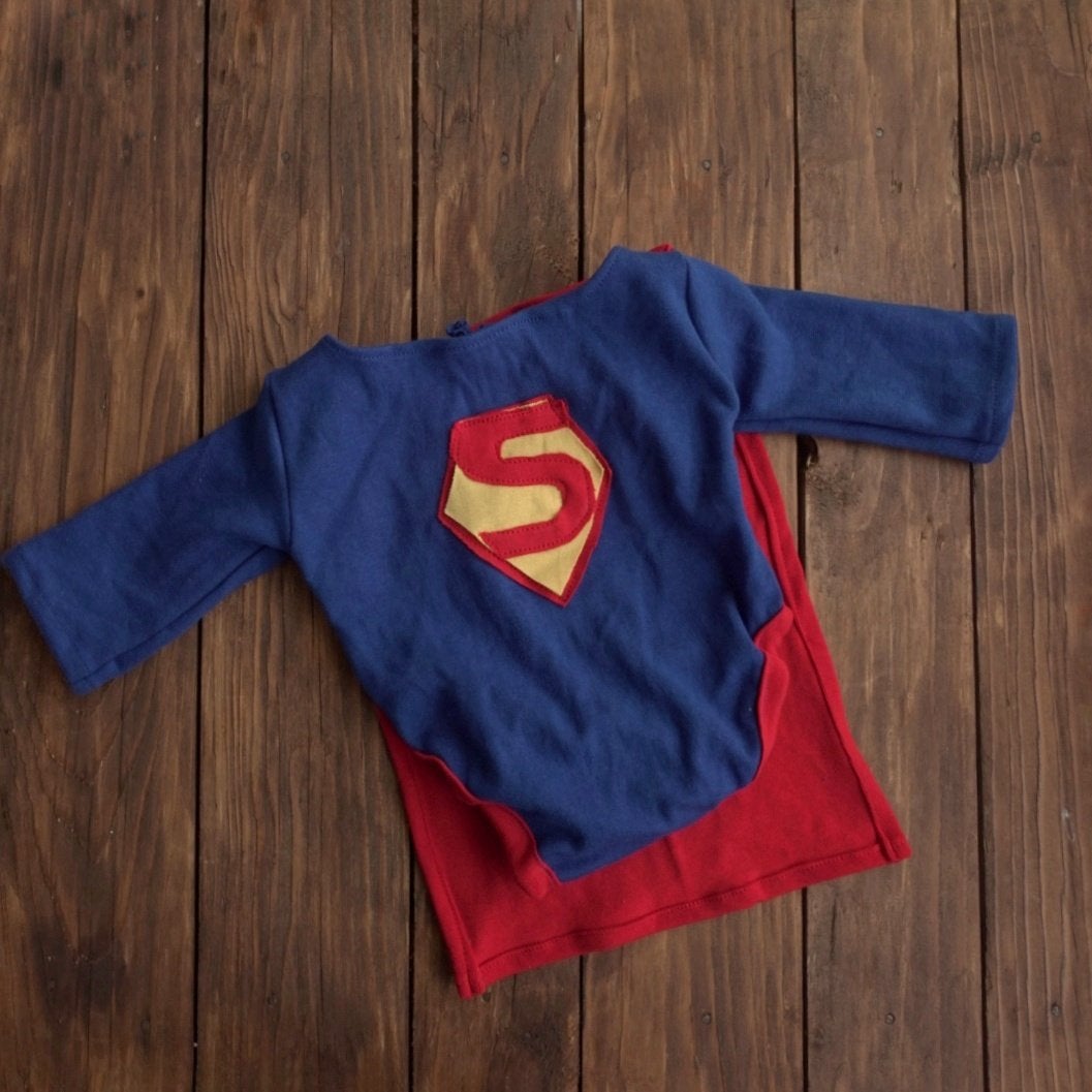 Superman outfit 0-3m