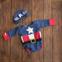 Load image into Gallery viewer, Captain America outfit 3-6m
