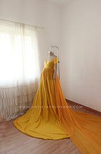 Load image into Gallery viewer, Mustard Amelia Gown L-XL
