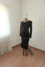 Load image into Gallery viewer, Greta Gown- Black M-L
