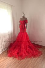 Load image into Gallery viewer, Red Brooklyn Gown M -L
