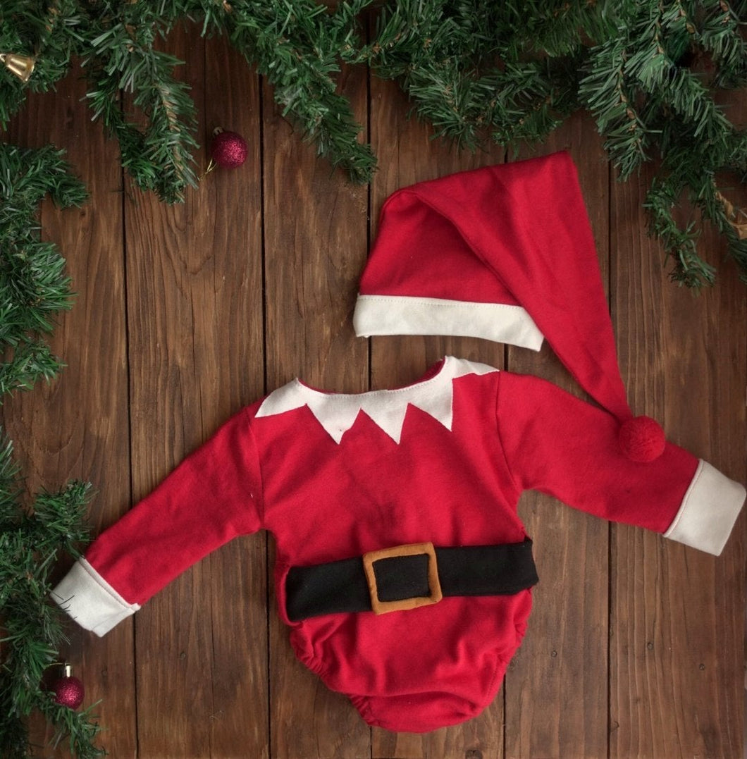 Claus romper 9-12m