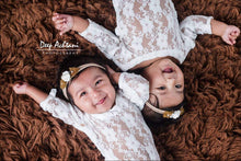 Load image into Gallery viewer, Lace Romper 9-12m
