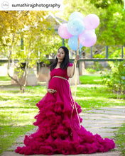 Load image into Gallery viewer, Diana gown - Beetroot Pink L-XL
